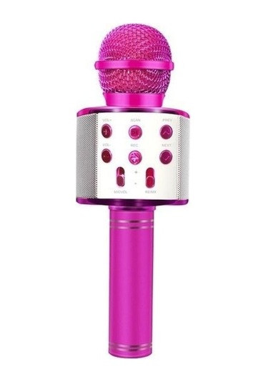 Novahub Kablosuz Mikrofon Profesyonel Kondenser Karaoke Mikrofon Bluetooth Standı Radyo Mikrofon Kayıt Stüdyosu - Siyah