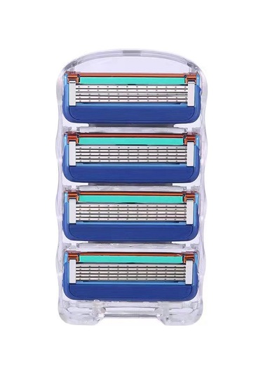 Joyhub 5'li Bıçaklı Manuel Tıraş Makinesi Taşınabiler Erkek Tıraş Seti 1 Sap 12 Yedek Bıçak Gyt-906 Bir
