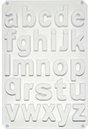 SİLİKON KALIP KÜÇÜK HARF ALFABE