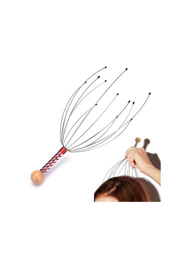 Kafa Masajı Ahtapot Rahatlatıcı Masaj Aleti, Vücut Masaj Aleti, Saç Derisi Masaj Aletleri, Elde Taşınabilir Kafa Masajı Karıncalayıcı, Derin Rahatlama İçin Kaşıyıcı, Saç Uyarımı Ve Stres Giderici Çok Renkli