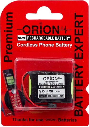 Orion HHR-P301 3.6V 600 mAh Telsiz Telefon Pili