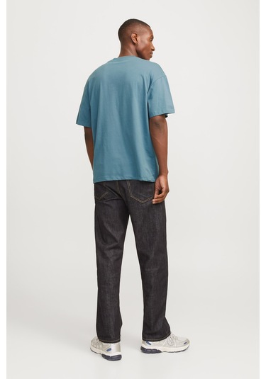 Jack & Jones Jjebradley Tee Ss O-neck Mavi Erkek Kısa Kol T-shirt 000000000102262828 Mavi