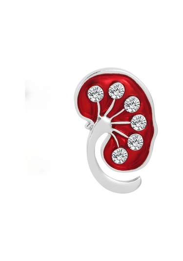 Böbrek Dsenli Medikal Broş P0610 Çok Renkli