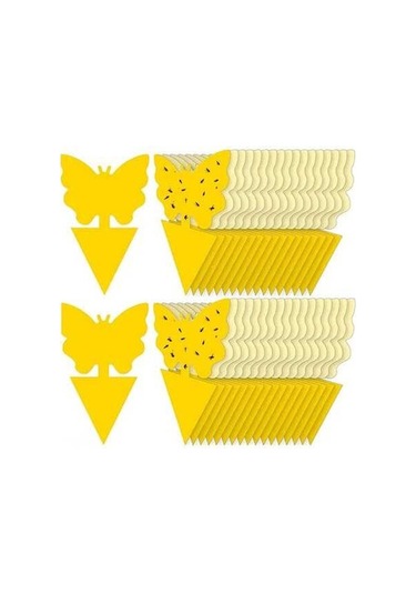 Pazly 20'lik Sarı Yapışkan Böcek Tuzağı - Ev Ve Bahçe İçin Uv Dayanımlı, Kokusuz Sinek Yakalama Levhaları