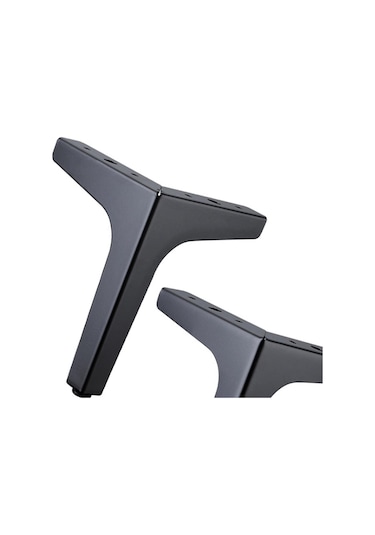 Suntek Magideal 4 Adet Demir Metal Mobilya Ayakları Kanepe 15cm-siyah