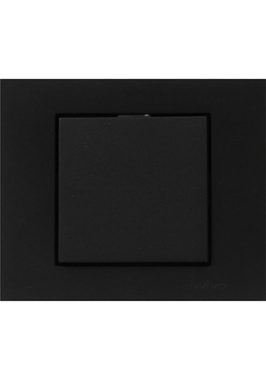 20 Adet Ovivo Grano Siyah Tekli Anahtar Çerçeve Dahil 20'li