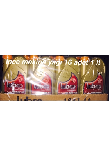 Lubco İnce Makine Yağı 16 x 1 L