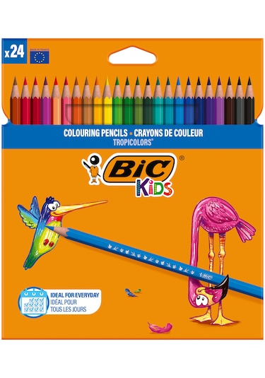 Bic Kids Tropicolors Kuru Boya  Kalemi 24 Renk