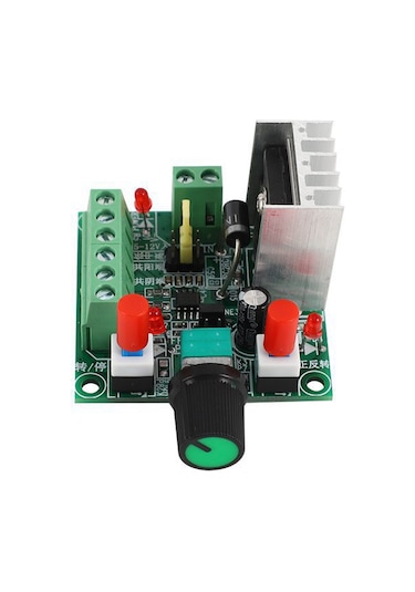 Teltree Adım Motor Sürücü Kontrol Cihazı - Hız Ayarlı İleri/geri Dönüş, Pwm Ve Darbe Üretimi, Basit Tuş Kontrolü