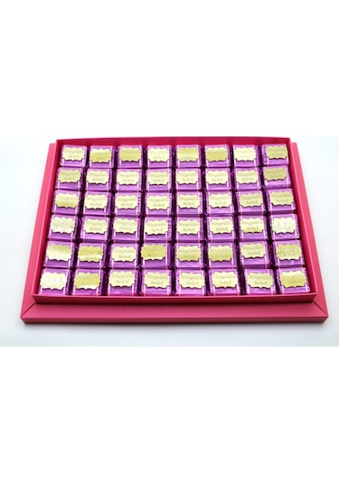 Dark Brown Hoşgeldin Bebek Kız Çoçuk Çikolatası Sargılı Dolgulu 48 Adet