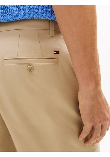 Tommy Hilfiger Dover 8 Inc Ess Twıll Short Erkek Yeşil Şort - Mw0mw42352