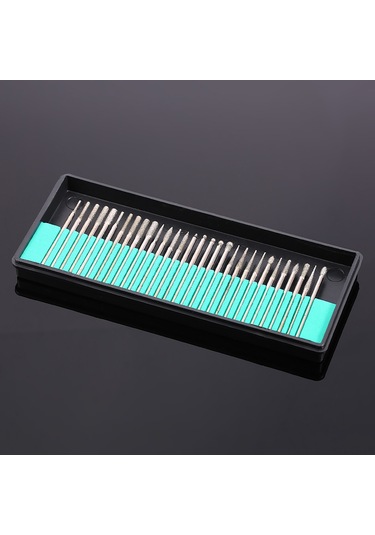 Yifomall Profesyonel Tırnak Makinesi İçin 30 Parça Çelik Ve 13 Parça Yün Tırnak Parlatma Ucu Seti - 2 Kutu