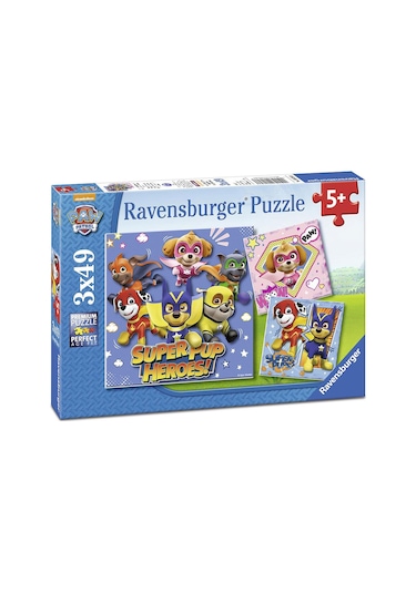 Ravensburger Çocuk Puzzle 3x49 Parça Paw Patrol 80366