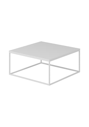 Loni Metal Ayaklı Orta Sehpa - Beyaz