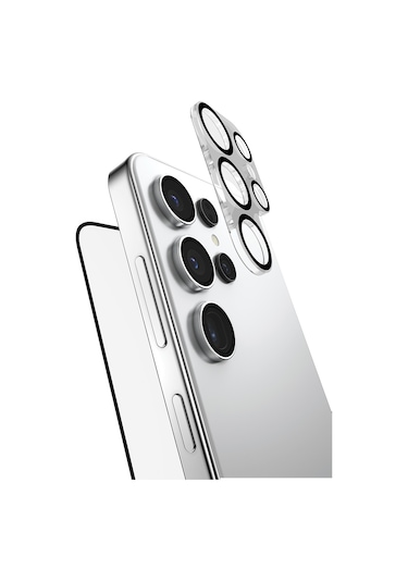 Galaxy Uyumlu S25 Ultra Raptic 2in1 Bundle Kit Parmak İzi Bırakmayantemperli Ekran Ve Lens Koruyucu Set