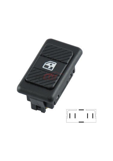 Cam Açma Düğmesi Üniversal Slx Tipi M131 6 Pin