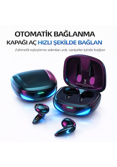 Qasul G10 Bluetooth 5.2 Kulak İçi Kulaklık