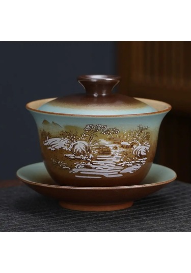 Peace Tea Çay Demliği Gaiwan 150800521 Turkuaz