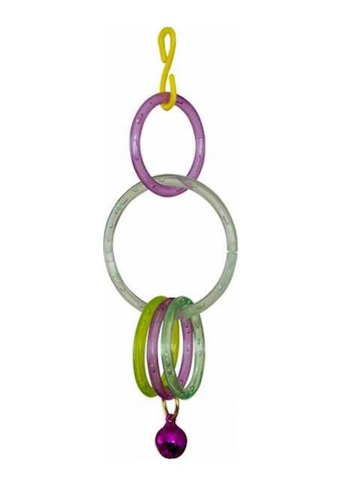 Exovit Olimpik Kuş Oyuncak Halka 5 x 14 Cm 5 Li