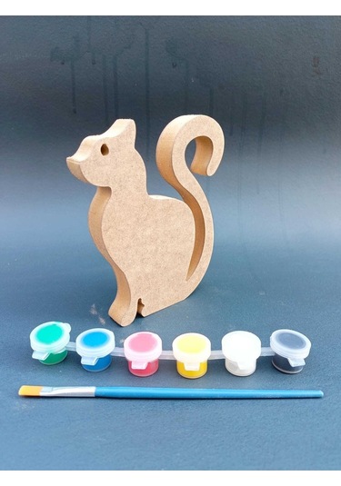 Na Neşeli Ahşap Okul Öncesi Etkinlik .ahşap Boyama Seti.. Eğitici Ahşap Boyası. Oyuncak Hayvan Model Uzunkuyrukkei