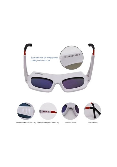 Trendooze Elektrikli Testere İçin Güneş Panelli Kaynak Gözlüğü, Gaz Korumalı Ark Kaynak Uygun