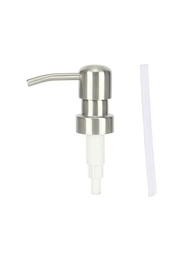 A-banyo Paslanmaz Çelik Sıvı Losyon Dispenseri Kafası Yedek Sabun Duş Pompası Kafası İtme Tipi Losyon Pompası Kafası