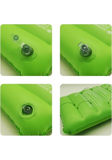 Kraliyet Mavisi Katlanır Yastık Açık Seyahat Uyku Yastığı Şişme Taşınabilir Dinlenme Yastığı Çok Renkli Mavi