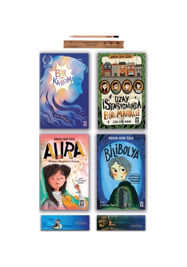 İlk Genç Timaş Uzay İstasyonunda Bir Mahalle - Aura - Bilibolya - Bir Tür Kıvılcım Set 4 Kitap