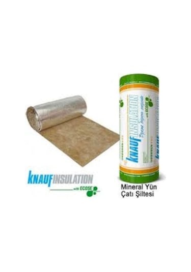 Knauf Mineral Yün Çatı Şiltesi Alüminyum Folyolu 10 Cm