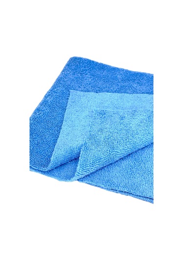 Mikrofiber Kalın Süper Emici Lüks Cila Bezi 40x40 Cm Mavi
