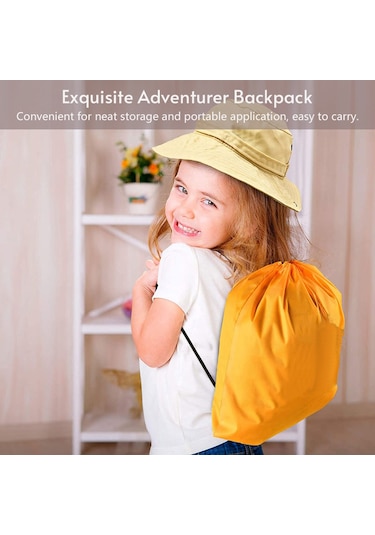 Samdoo Çocuklar İçin Doğa Macera Seti - 27 Parça: Keçi Ağları, Binokül, Pusula, Fener, Büyüteç Ve Daha Fazla - Eğitici Hediye