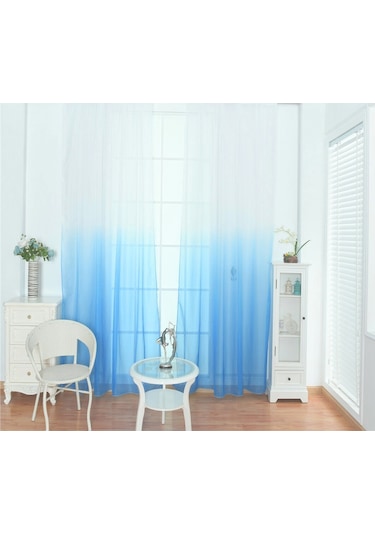 Brillant Tül Perde - Renk Geçişli Tül - Renkli Tül Perde