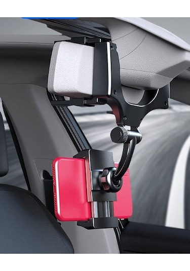 Kenpazar Araba Dikiz Aynasına Takılan Telefon Tutucu Siyah