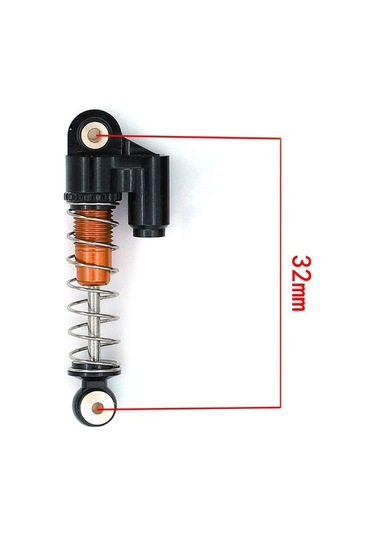 Pazly Yüksek Şok Scx24 Rc Performanslı İçin Geeroyoo Emici Axı90081 Araç Amortisör Alüminyum Adet 4 - Mq