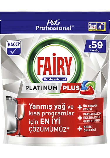 5 Adet Fairy Tablet Platinum Plus 59'lu