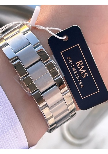 Rms Romanson İç Fonksiyonları Aktif Özel Seri Kararmaz Renk Atmaz 5 Atm Erkek Kol Saati Ag2058.02 Gümüş