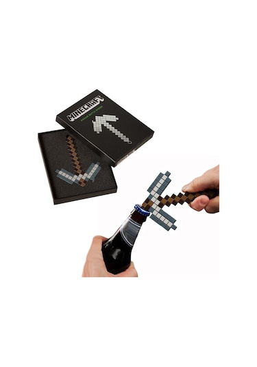 Minecraft Pickaxe Bottle Opener Şişe Açacağı