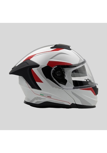 Arwic AR950 Torino Çene Açılır Ece-R 22.06 Motosiklet Kaskı Beyaz