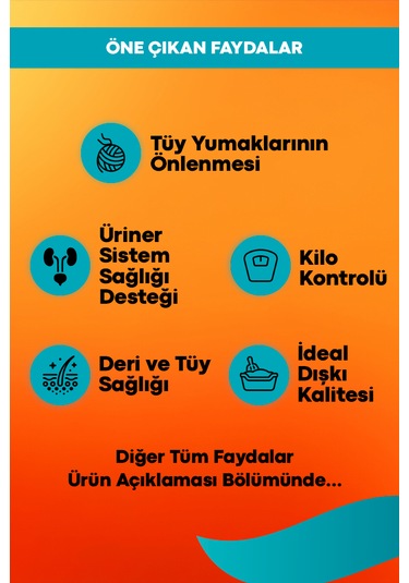 Midos Balıklı Ve Pirinçli Kısırlaştırılmış Yetişkin Kedi 15 Kg