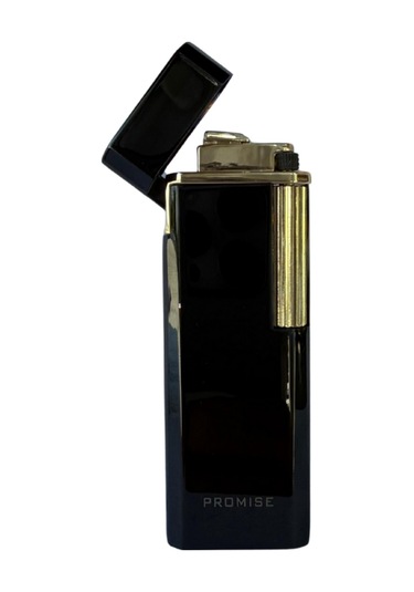 Promise Twiggy Siyah Gold Metal Soft Flame Çakmak