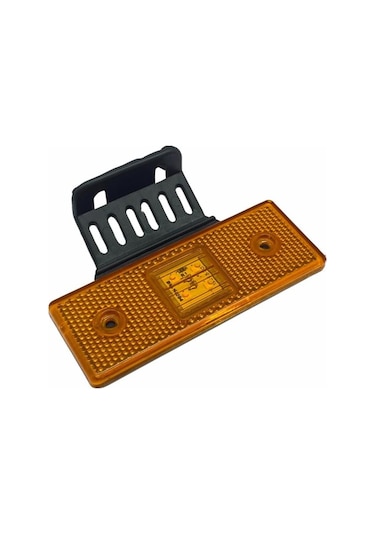 12v-24v Yan Sinyal Lambası Dorse Side Marker Turuncu 4 Ledli 110 42 Mm E9