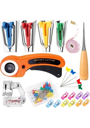 Carrier- Practical Tools, "62 Parça Dikiş Şerit Yapma Seti -