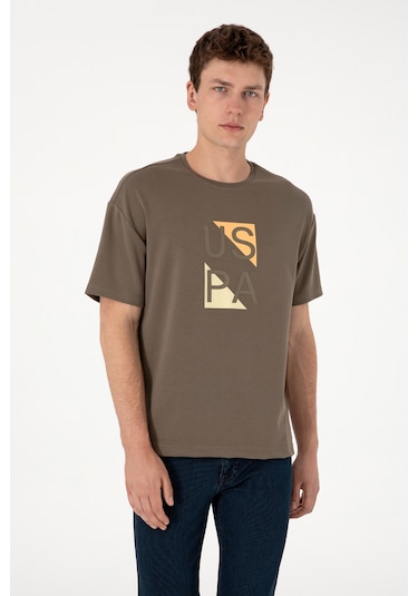 U.s. Polo Assn. Erkek Vizon Tişört 50299882-vr052 Vizon