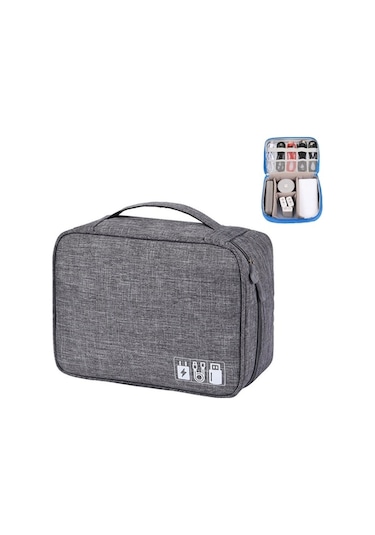Çok Fonksiyonlu Veri Kablosu Ve Hard Disk Kılıfı Gri Gri