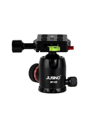 Jusino Bt-02 Profesyonel Tripod Kafası Aluminyum Siyah