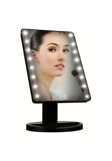 Işıklı Makyaj Aynası, Kare Pil Kullanımı Güzellik Aynası, Çok Renkli