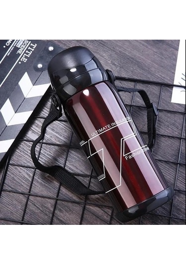 Fastbuy 800ml Mavi Paslanmaz Çelik Termos, Spor Su Şişesi, Kahve-çay Sıcaklık Ayarı, Süt İçme Kasesi, Kapasiteli Mavi, Ipx4 Mavi