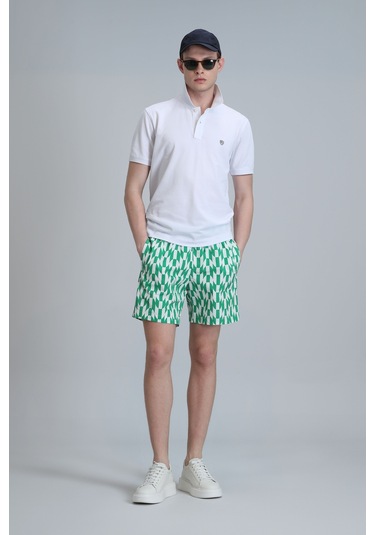 Lufian Nova Erkek Deniz Şortu Yeşil Yeşil 111220094100600 Yeşil