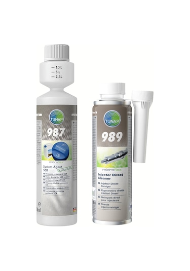 Tunap 987 + 989 Set Adblue Koruma & Dizel Enjektör Temizliği