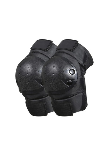 Novahub 4 Parça Koruyucu Ped Seti: Diz & Dirsek Pedleri, Spor İçin Siyah Siyah